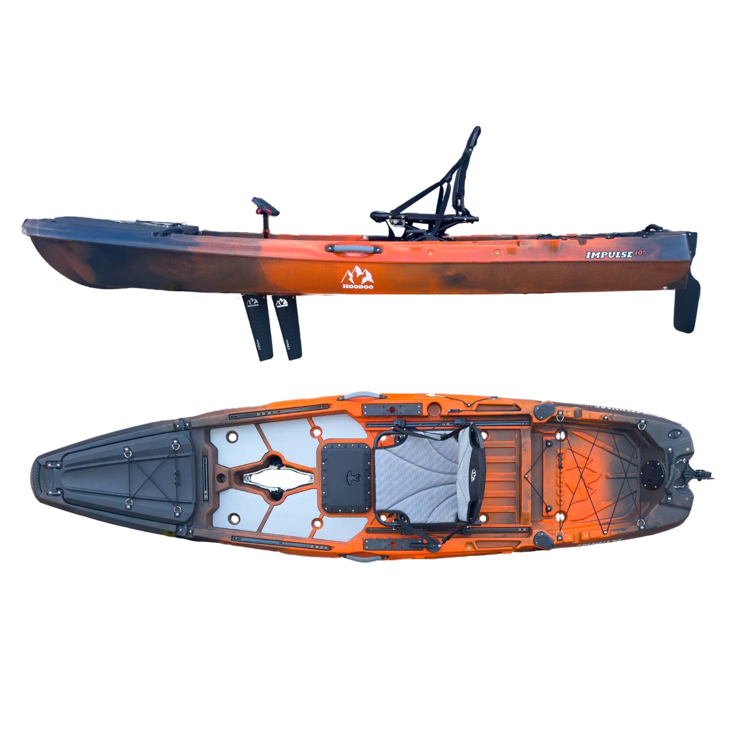 Hoodoo Sports Impulse 105 Fin Drive Kayak