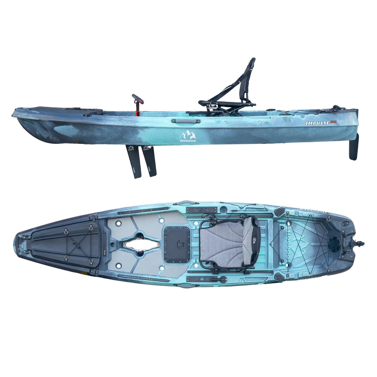 Hoodoo Sports Impulse 105 Fin Drive Kayak
